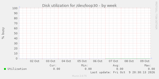 Disk utilization for /dev/loop30