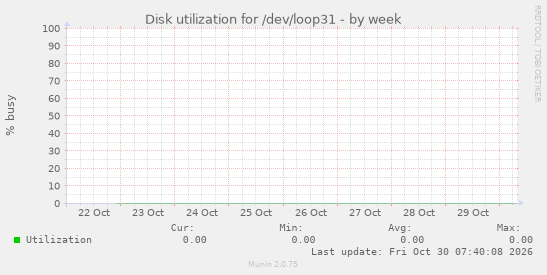 Disk utilization for /dev/loop31
